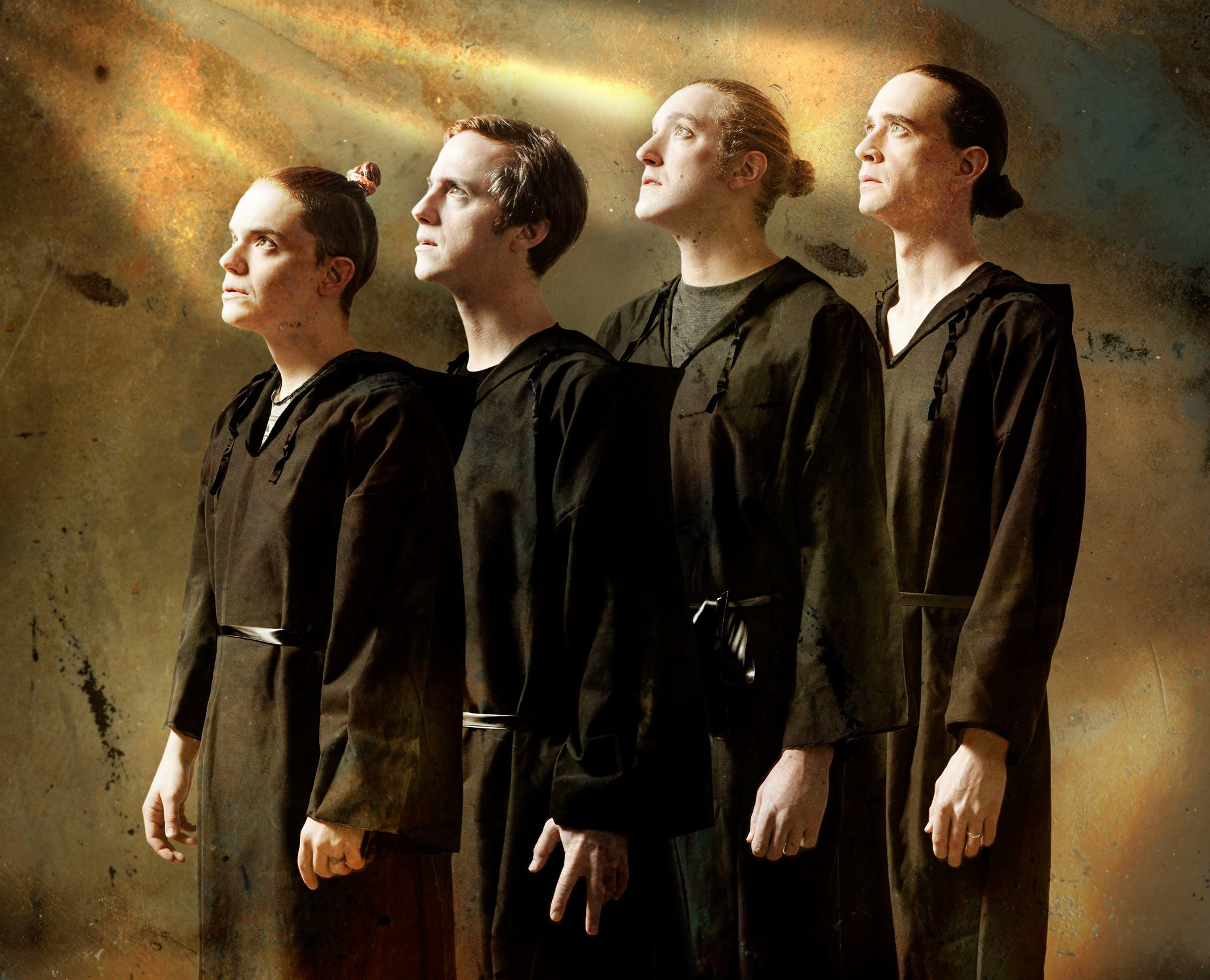 The members of Not Blood Paint. From left to right: Seth Miller, Joe Stratton, George Frye, Mark Jaynes