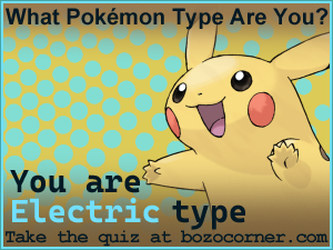 You are Electric type