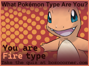 You are Fire type