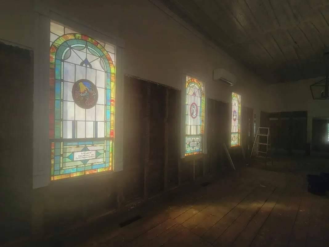 Stained glass windows